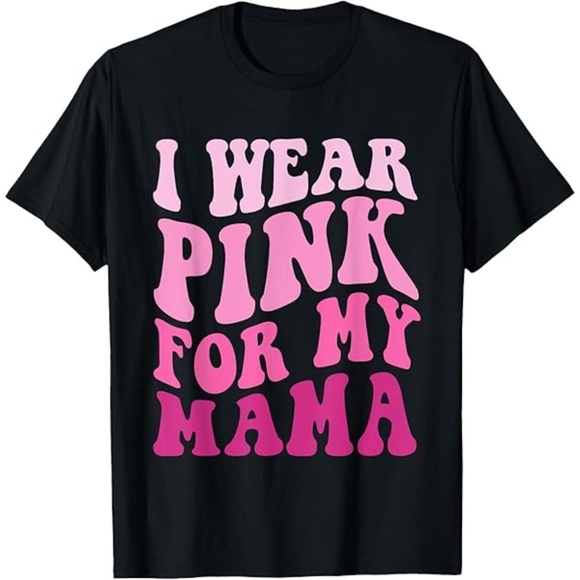 I Wear Pink For My Mama Breast Cancer Support Women’s 3XL Squad Graphic Tee NWOT - Picture 1 of 12